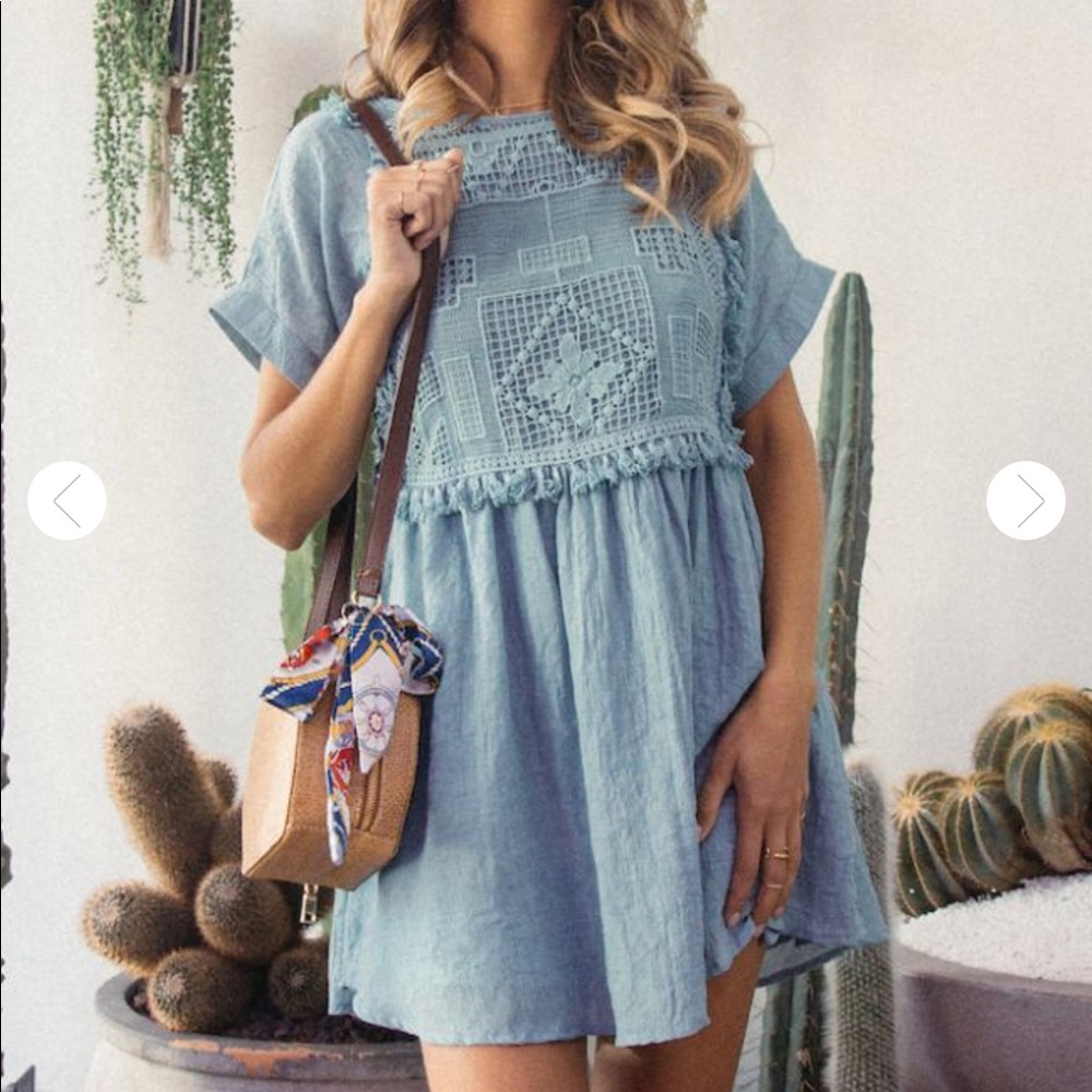 Fortunate One “Cover to Cover” mini dress